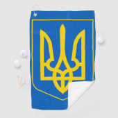 Serviette de golf Armoiries Trident d'Ukraine (En situation)