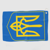 Serviette de golf Armoiries Trident d'Ukraine (Horizontal)