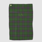 Serviette De Golf Armstrong Official Clan Tartan avec vos initiales (Devant)