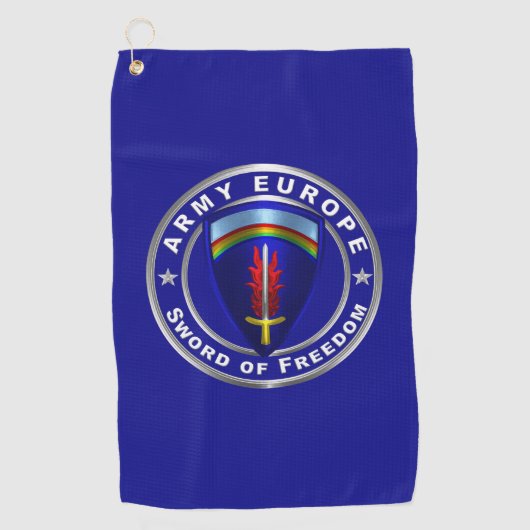 Serviette De Golf Army Europe USAREUR (Devant)