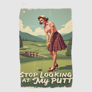 Serviette De Golf Arrêter de regarder mon point de vue