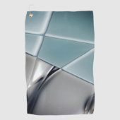 Serviette De Golf Arrière - plan changeable de trapézoïdes rectangle (Devant)
