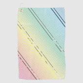 Serviette De Golf Arrière - plan de bandes diagonales 10 (Devant)