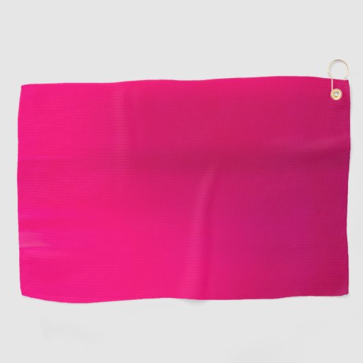 Serviette De Golf Arrière - plan de dégradé rose chaud (Horizontal)