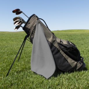 Serviette De Golf Arrière-plan gris visuel calme et simple avec text
