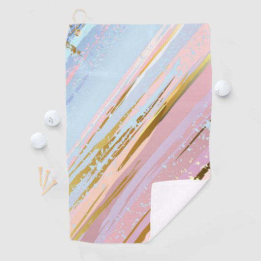 Serviette De Golf Arrière - plan rose texturé (En situation)