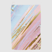 Serviette De Golf Arrière - plan rose texturé (Devant)