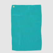 Serviette De Golf Arrière-plan texturé sarcelle visuellement calme e (Devant)