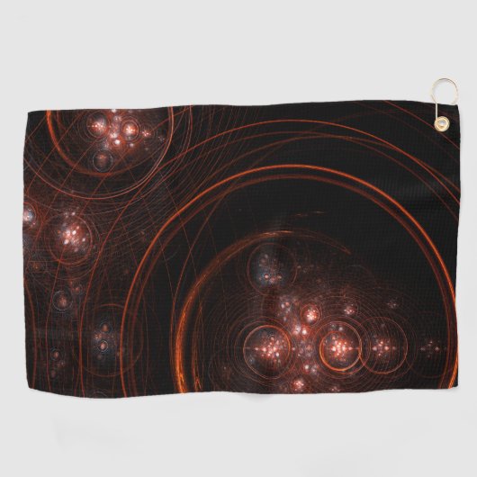 Serviette De Golf Art Abstrait Starlight (Horizontal)