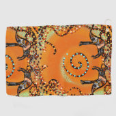 SERVIETTE DE GOLF ART AUSTRALIEN (Horizontal)