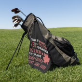 Serviette De Golf Art du métro Canada Slang (Vert)