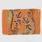SERVIETTE DE GOLF ART DU PLATYPUS (Horizontal)