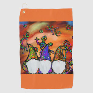 Serviette De Golf Art Gnome