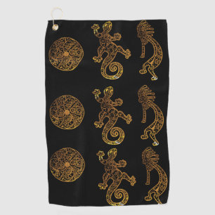 Serviette De Golf Art Kokopelli