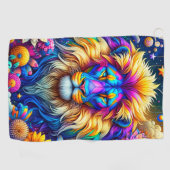Serviette De Golf Art Lion (Horizontal)