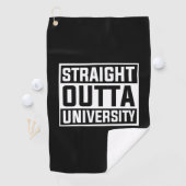 Serviette De Golf Art | Université Stright Outta (En situation)