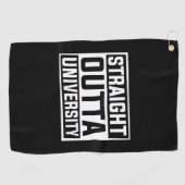 Serviette De Golf Art | Université Stright Outta (Horizontal)