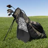 Serviette De Golf Art | Université Stright Outta (Vert)