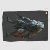 Serviette De Golf Artic Werewolf (Horizontal)