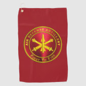 Serviette De Golf Artillerie de défense aérienne ADA (Devant)