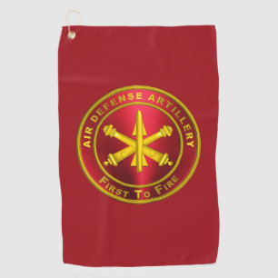 Serviette De Golf Artillerie de défense aérienne ADA