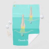 Serviette De Golf Artistic Swimming (En situation)