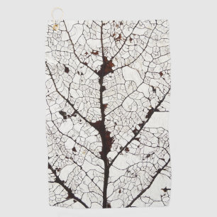 Serviette De Golf Aspen Feuille Squelette 1
