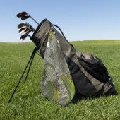 Serviette De Golf Assigne vers le haut d'un arbre (Vert)