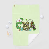 Serviette De Golf Assistant en soins infirmiers certifié St. Patrick (En situation)