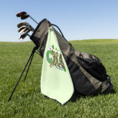 Serviette De Golf Assistant en soins infirmiers certifié St. Patrick (Vert)