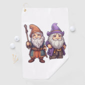 Serviette De Golf Assistants Gnome (En situation)