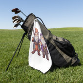 Serviette De Golf Assistants Gnome (Vert)