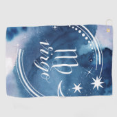 Serviette De Golf Astrologie de l'aquarelle - Virgo (Horizontal)