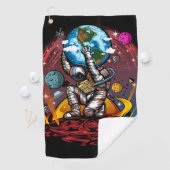 Serviette De Golf Atlas Space Man (En situation)