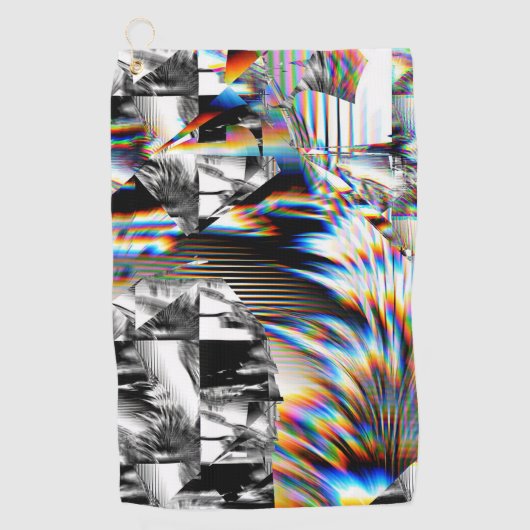 Serviette De Golf Attaque arc-en-ciel (Devant)