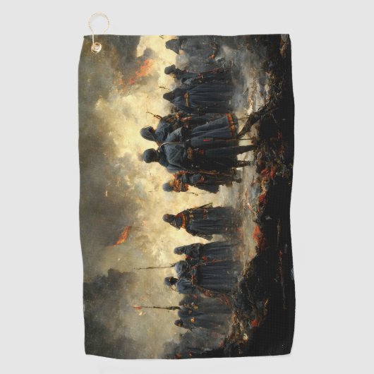 Serviette De Golf Attaquez l'endroit (Devant)