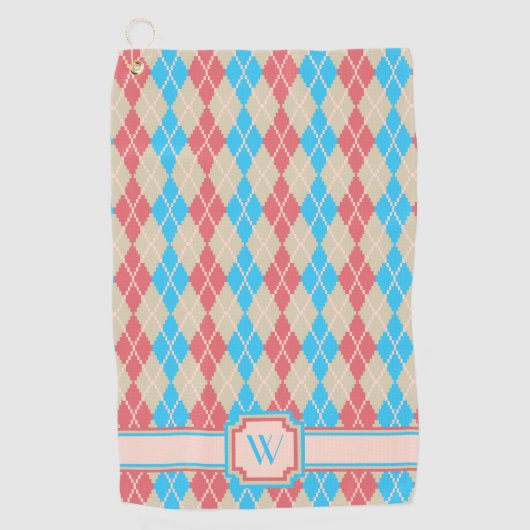 Serviette De Golf Au Beach Jacquard Golf Towel (Devant)