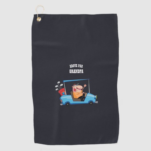 Serviette De Golf Au-dessus de PAR GRANDPA - Funny Golf Grand-père G (Devant)