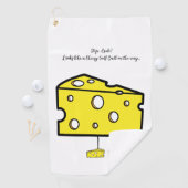 Serviette de golf au fromage (En situation)