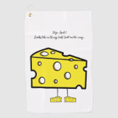 Serviette de golf au fromage (Devant)