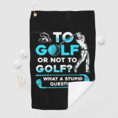 Serviette De Golf Au Golf Ou Pas Au Golf (En situation)