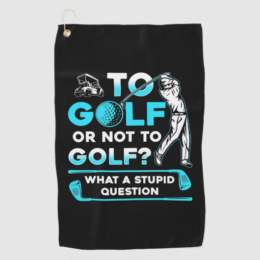 Serviette De Golf Au Golf Ou Pas Au Golf (Devant)