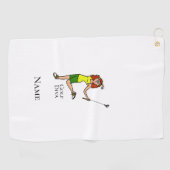 Serviette De Golf Auburn Female Golf Diva Golf Serviette (Horizontal)