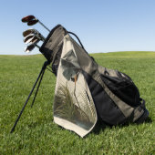 Serviette De Golf Audubon Great Blue Heron Marsh Bird (Vert)