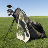 Serviette De Golf Audubon Raven Oiseau classique (Vert)