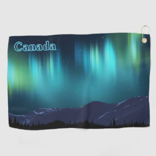 Serviette De Golf Aurora Borealis - Canada