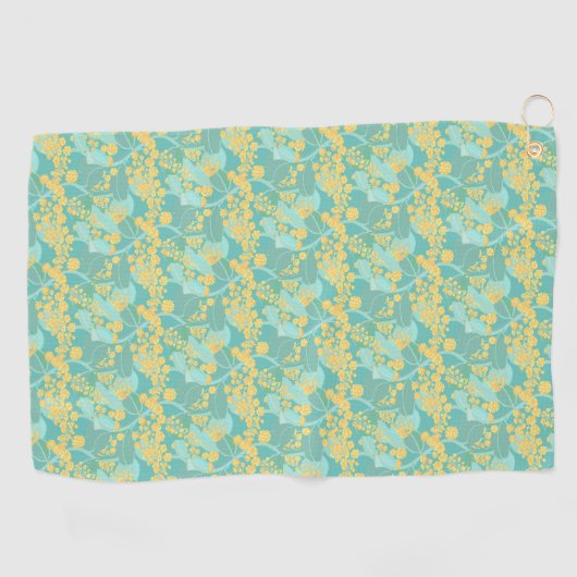 Serviette De Golf Australian wattle blossoms (Horizontal)