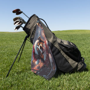 Serviette De Golf Australie Kelpie Dog Roller Dessous de verre Noël