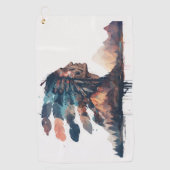 Serviette De Golf Autochtone de la tribu Boho (Devant)