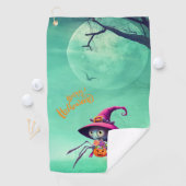 Serviette De Golf Automne/araignée/sorcière/halloween (En situation)
